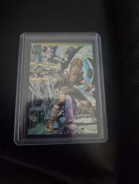 2022 Topps Chrome Star Wars Galaxy Luke Skywalker In Action #83/99 Refractor